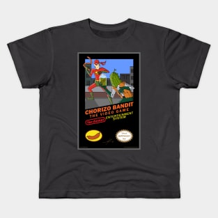 Nerdmigos: Chorizo Bandit The Video Game by IAMO Kids T-Shirt